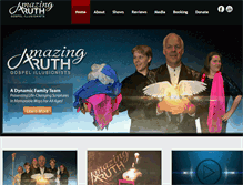 Tablet Screenshot of amazingtruthministries.com